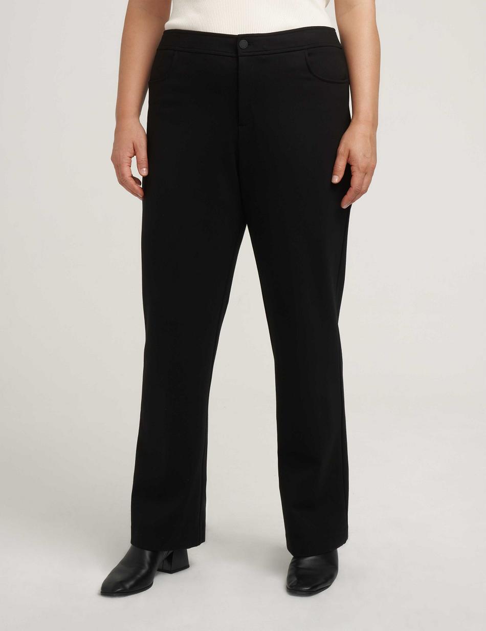 Pantalons Anne Klein Plus Size Flare Leg Compression Pant   | MUU-3711557